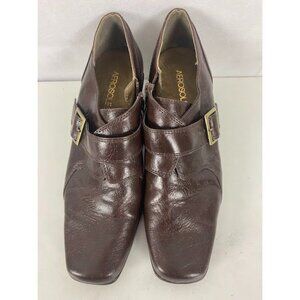 Aerosoles Brown Pensawcola Heel Comfort‎ Pumps Shoes Women's Size 9.5(US)